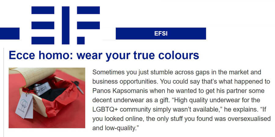 queer underwear for LGBT